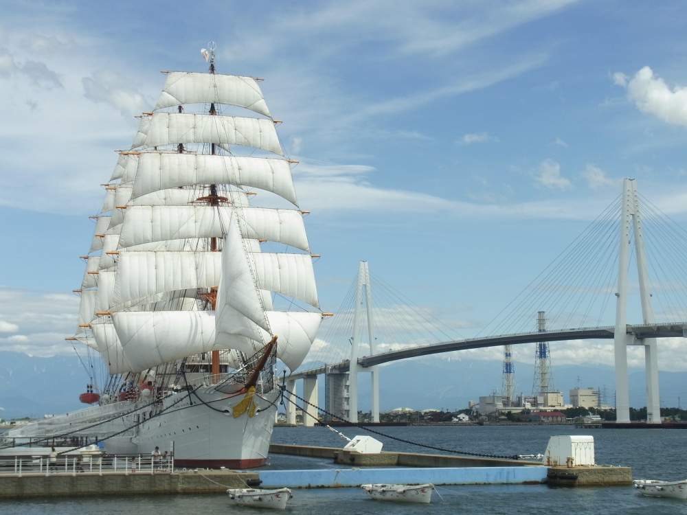 年 帆船海王丸の総帆展帆予定日が決まりました 射水市公式観光サイト きららか射水観光navi