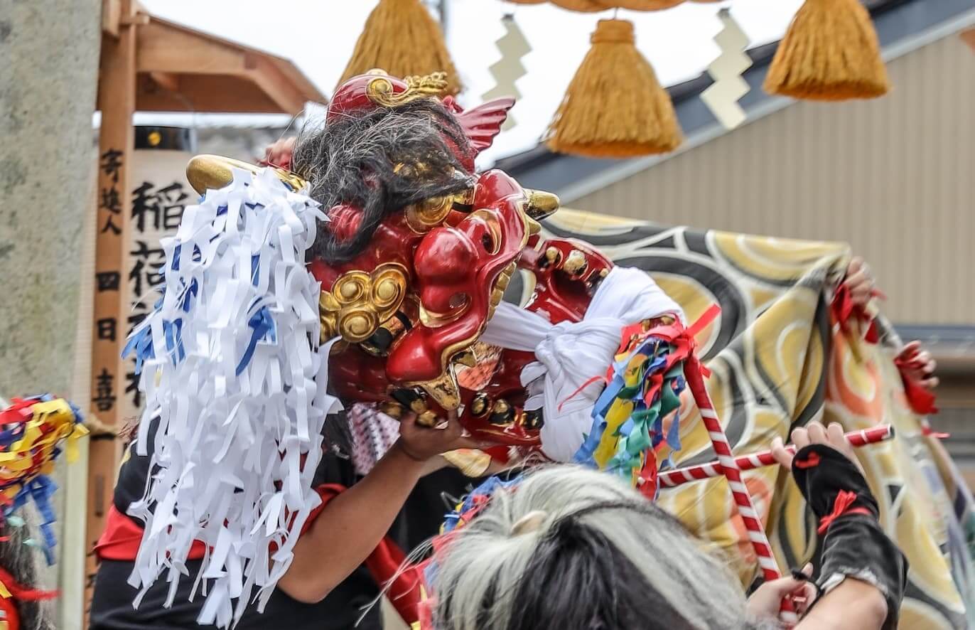 射水獅子舞の特徴