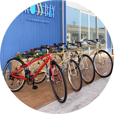 内川周辺で利用できるレンタサイクル