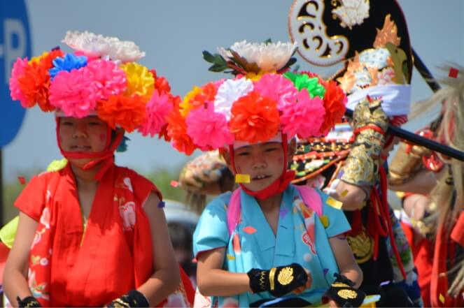 地元の子どもたちもみんなで盛り上げる