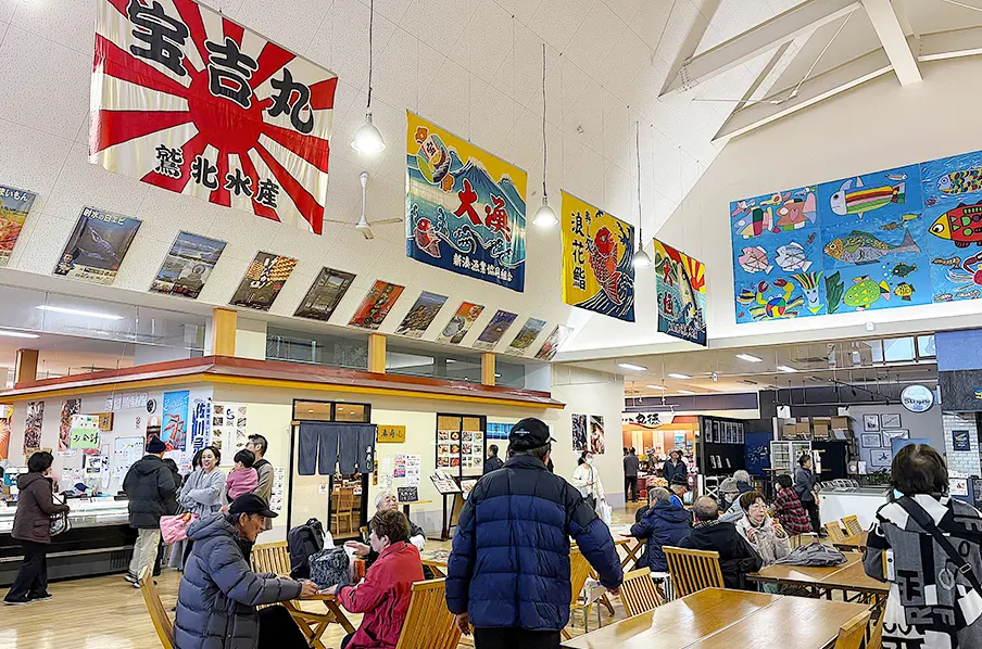 きっときと市場の屋内の様子