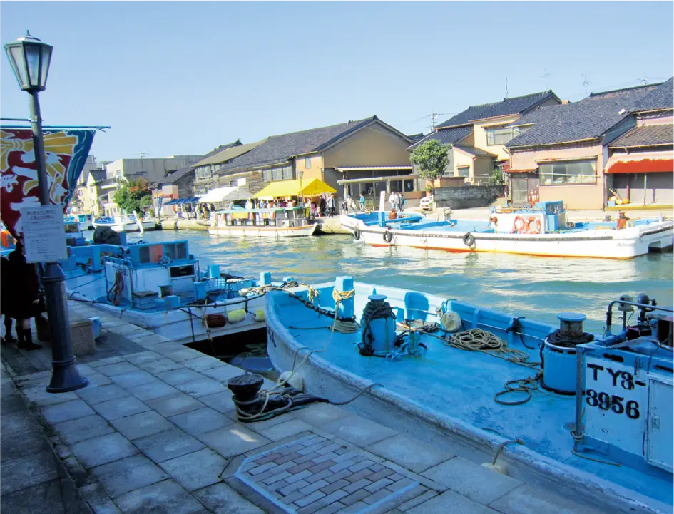 内川沿いの風景