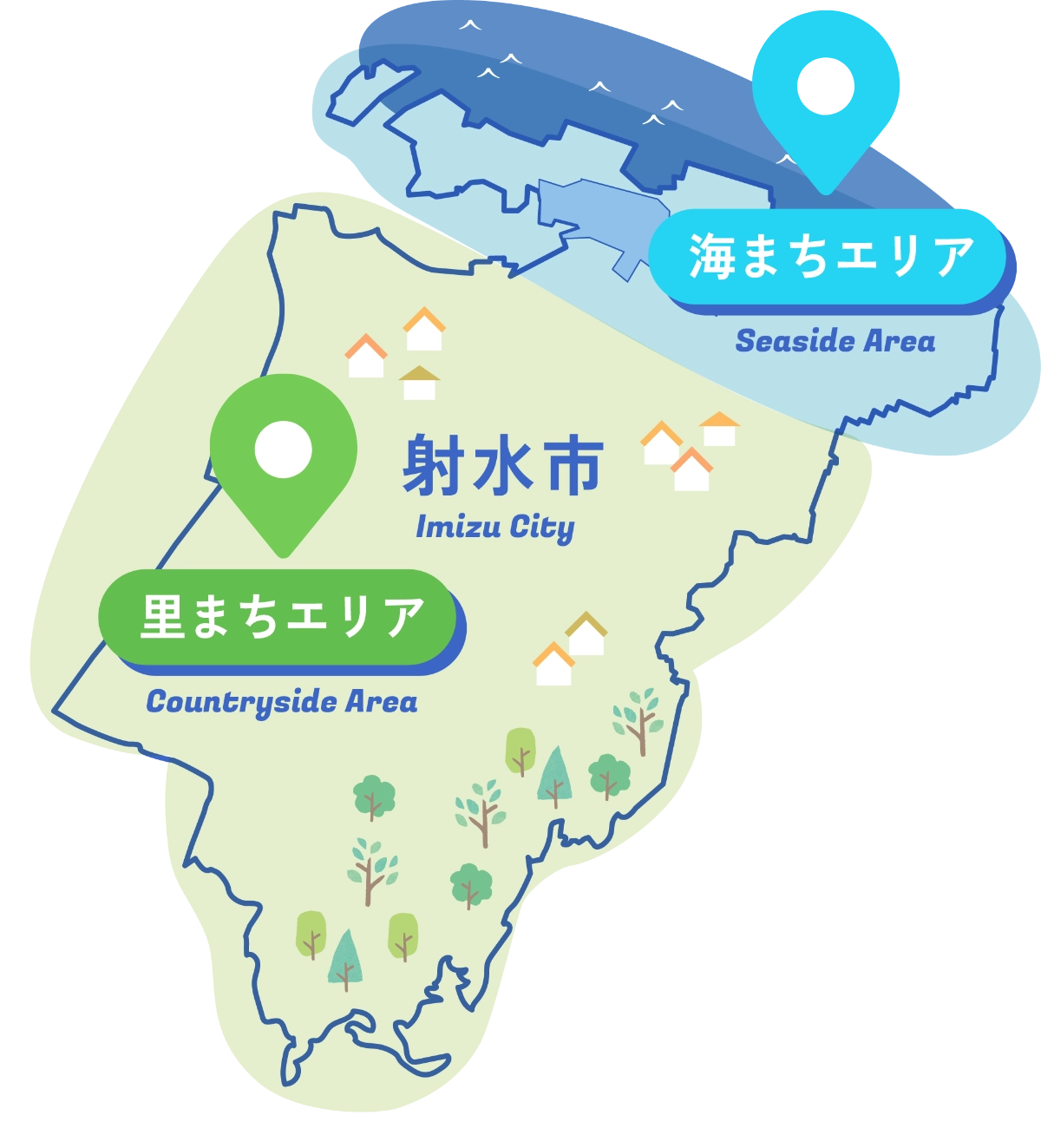 射水市エリアマップ