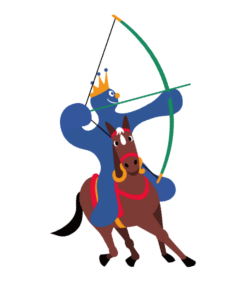 弓をひくムズムズくん