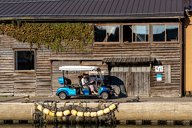 内川沿いを観光モビリティで楽しむ