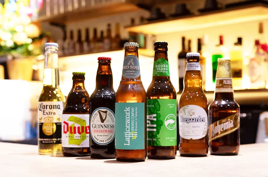 各国の瓶ビール