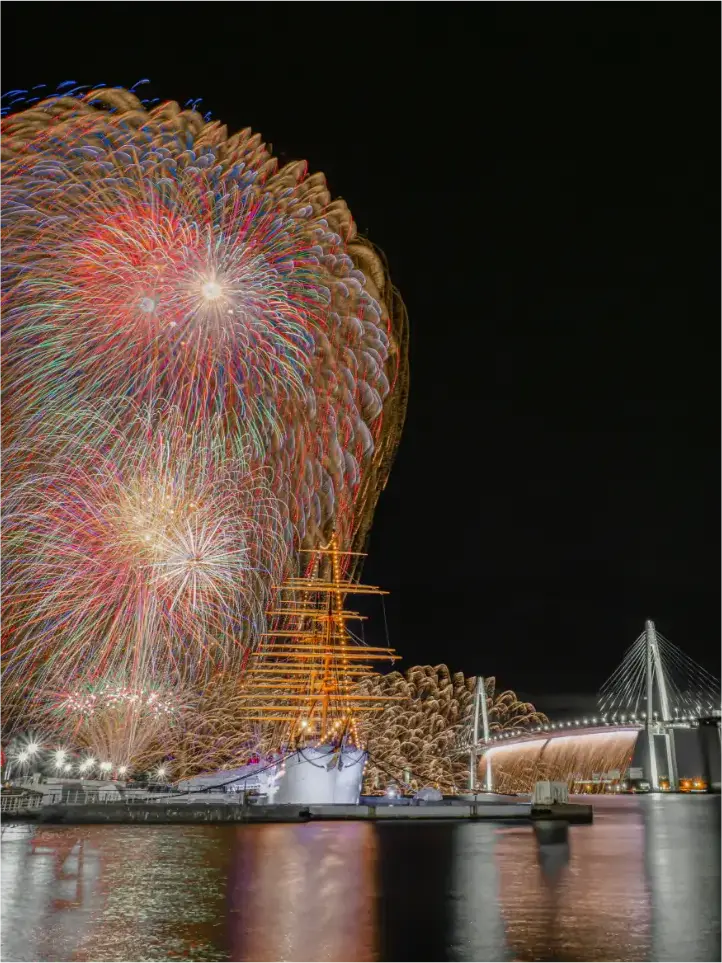 海王丸パークの花火大会
