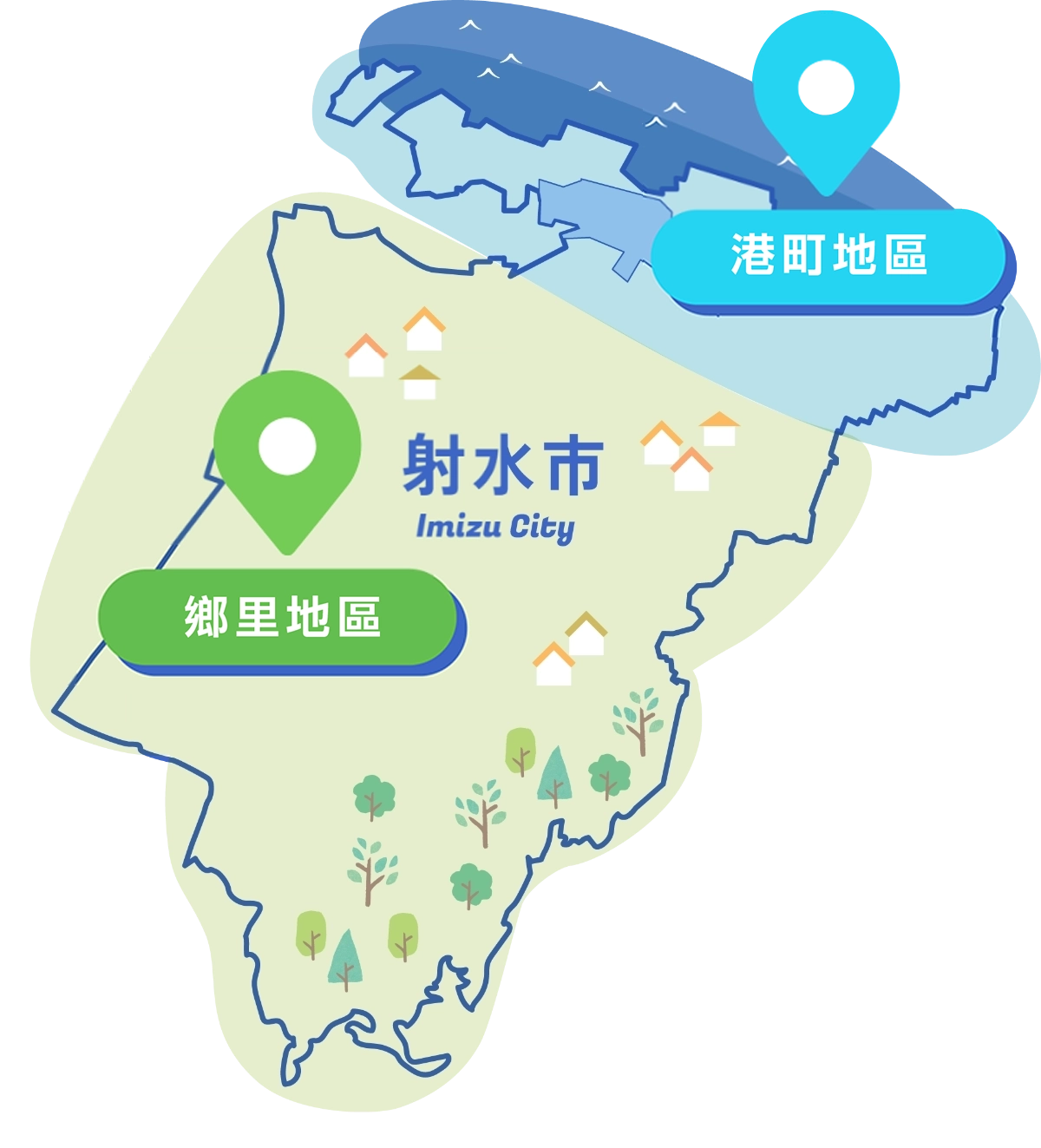 射水市エリアマップ