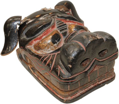 放生津八幡宮の獅子頭