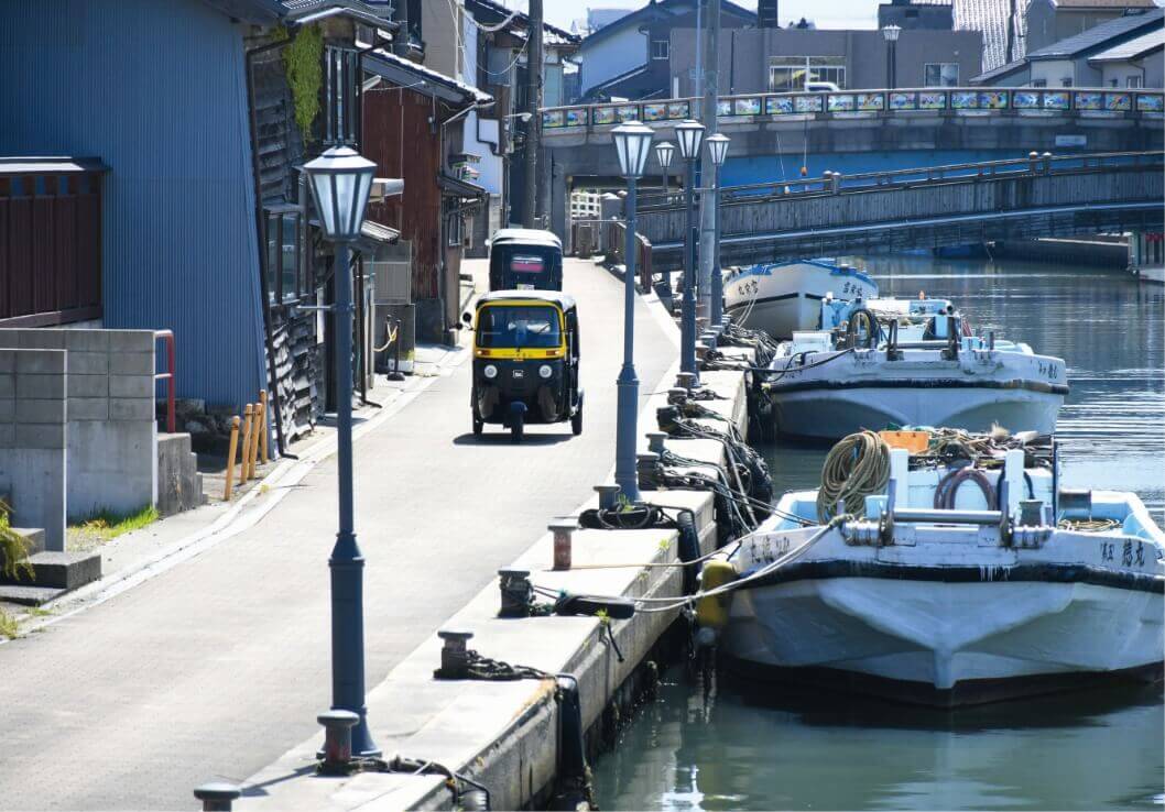 内川散策を楽しんで