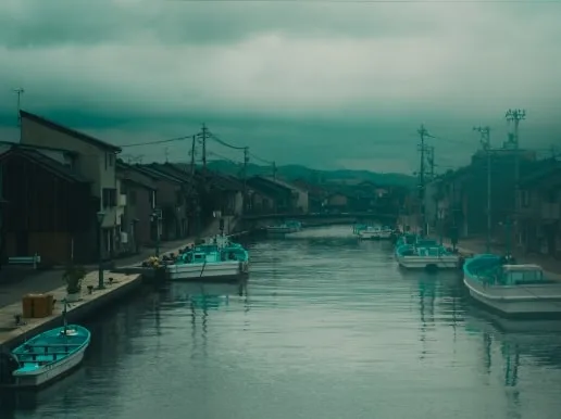 入選【霧の内川】